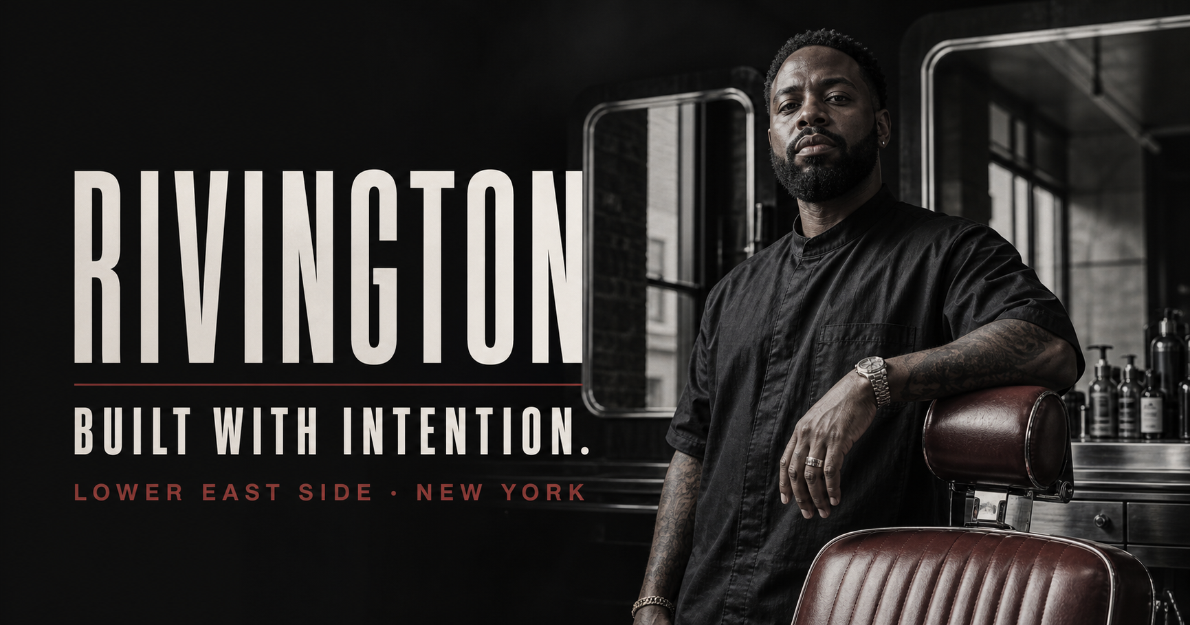 Rivington Barber Co. website preview